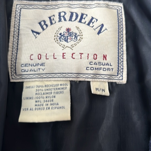 Aberdeen Collection women plaid recycled wool coat - Picture 4 of 9